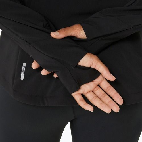 Kurtka do biegania damska ASICS Road Winter performance black