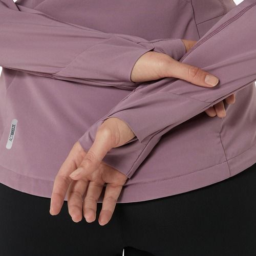 Kurtka do biegania damska ASICS Road Winter dusty mauve