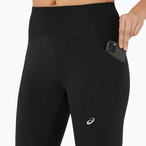 Legginsy do biegania damskie ASICS Road Winter High Waist performance black
