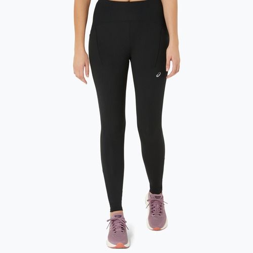 Legginsy do biegania damskie ASICS Road Winter High Waist performance black