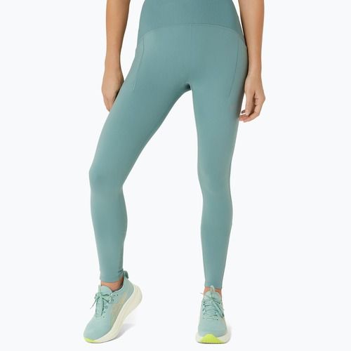 Legginsy do biegania damskie ASICS Road Winter High Waist celadon