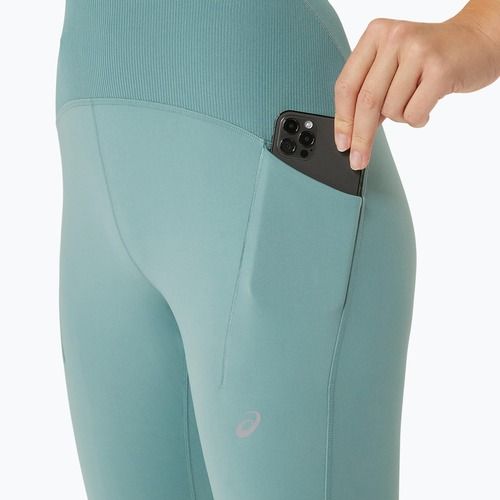 Legginsy do biegania damskie ASICS Road Winter High Waist celadon
