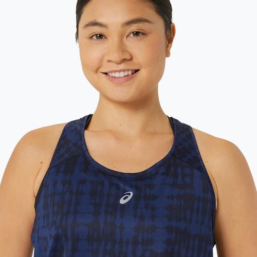 Koszulka do biegania damska ASICS Road All Over Print Tank midnight
