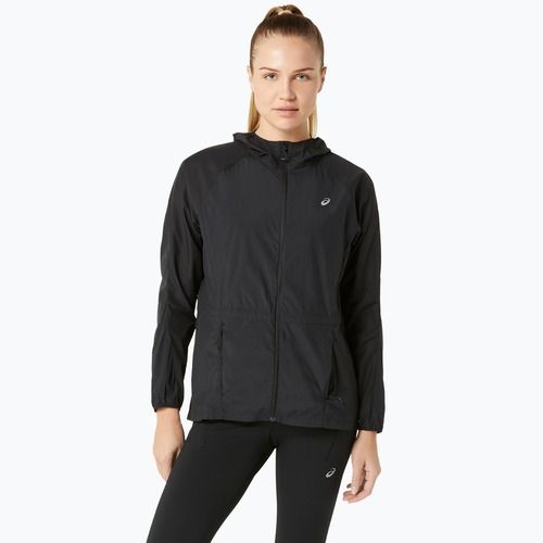 Kurtka do biegania damska ASICS Road Packable performance black