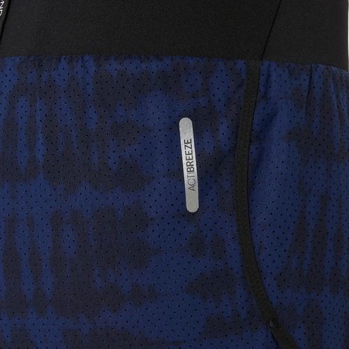 Spodenki do biegania damskie ASICS Road All Over Print 2N1 3.5IN midnight