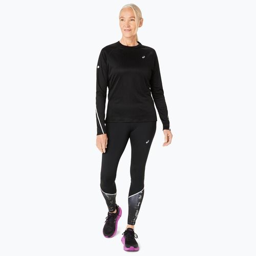 Longsleeve do biegania damski ASICS Road Lite-Show performance black