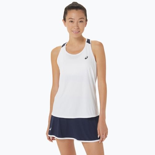 Koszulka tenisowa damska ASICS Court Tank brilliant white/midnight