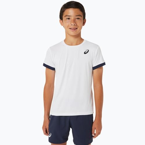 Koszulka dziecięca ASICS Tennis Top brilliant white/midnight