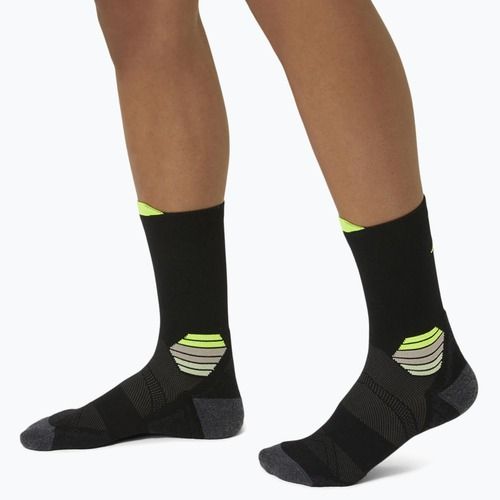 Skarpety ASICS Fujitrail Run Crew performance black/sefety yellow