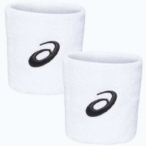 Frotki na nadgarstek ASICS Wrist Band 2 szt. 2024 brilliant white