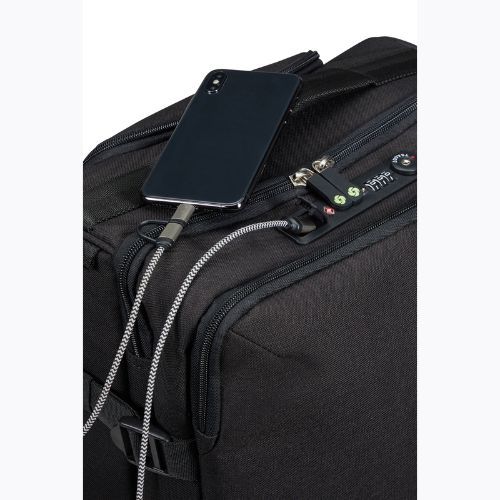 Walizka podróżna Samsonite Securipack 39 l black steel