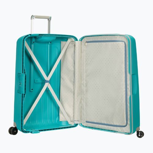 Walizka podróżna Samsonite S'cure Spinner 79 l aqua blue