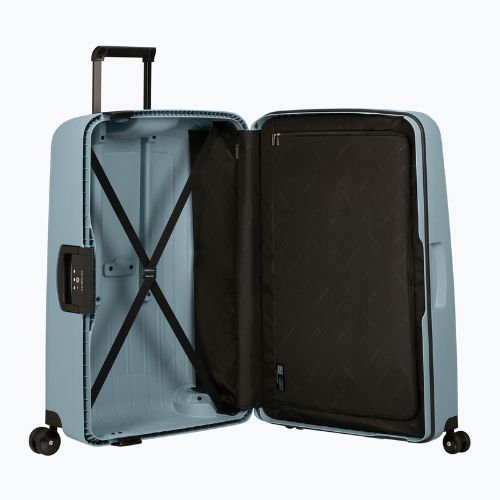Walizka podróżna Samsonite S'cure Spinner 102 l icy blue
