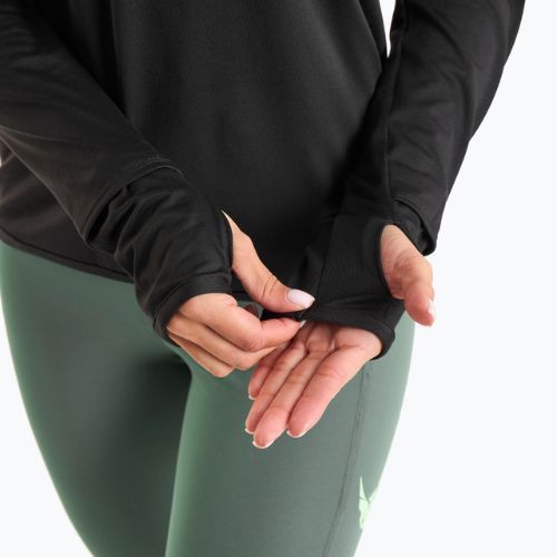 Longsleeve do biegania damski Nike Swift Element UV 1/4-Zip black