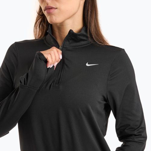 Longsleeve do biegania damski Nike Swift Element UV 1/4-Zip black