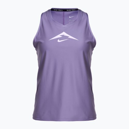 Koszulka do biegania damska Nike Trail Dri-Fit Graphic daybreak/lilac bloom