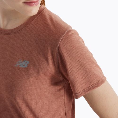 Koszulka damska New Balance Athletics sparrow heather