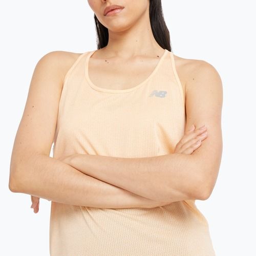 Koszulka damska New Balance Athletics Tank peach blossom/heather