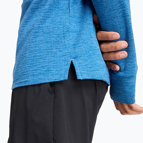 Longsleeve do biegania męski New Balance Athletics Heat Grid 1/2 Zip heron blue
