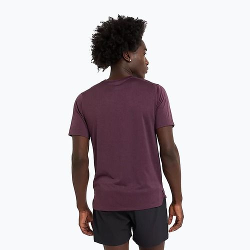 Koszulka męska New Balance Athletics Run plum brown