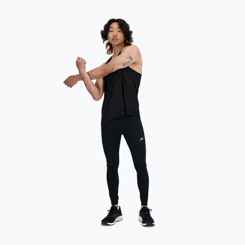 Legginsy treningowe męskie New Balance Athletics Sleek Run black