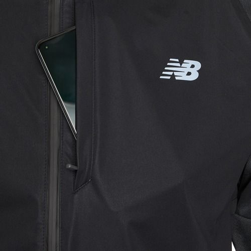 Kurtka do biegania męska New Balance Seasonal Premium Print black