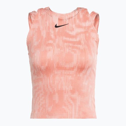 Koszulka tenisowa damska Nike Court Dri-Fit Slam RG pink quartz/black