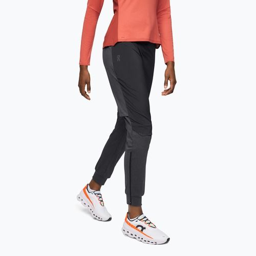 Spodnie do biegania damskie On Weather black