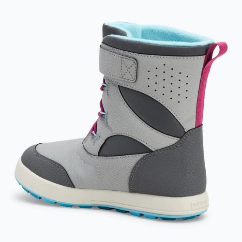 Śniegowce dziecięce Merrell Snow Storm 3.0 Wtrpf grey/turq
