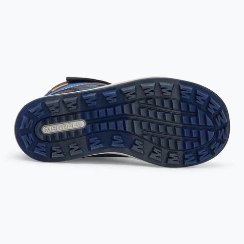 Śniegowce dziecięce Merrell Snow Storm 3.0 Wtrpf blue/black/orange