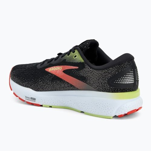 Buty do biegania męskie Brooks Ghost 16 GTX black/mandarin red/green