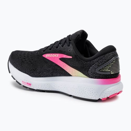 Buty do biegania damskie Brooks Ghost 16 black/pink/yellow