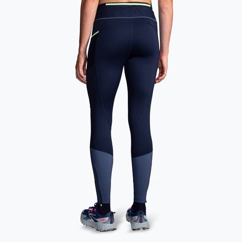 Legginsy do biegania damskie Brooks High Point ocean/navy