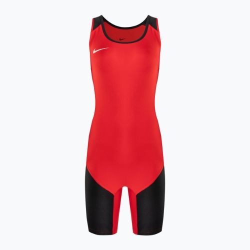 Trykot zapaśniczy damski Nike Weightlifting Singlet scarlet/black