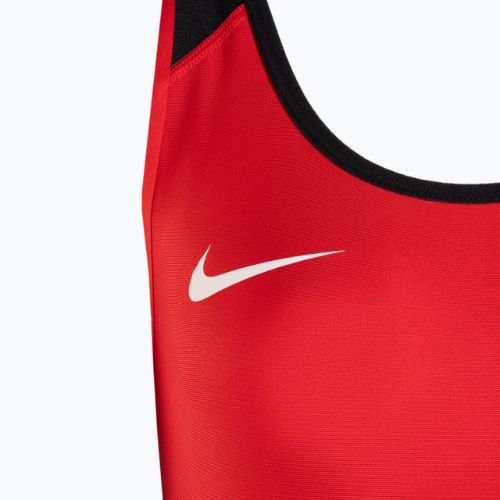 Trykot zapaśniczy damski Nike Weightlifting Singlet scarlet/black