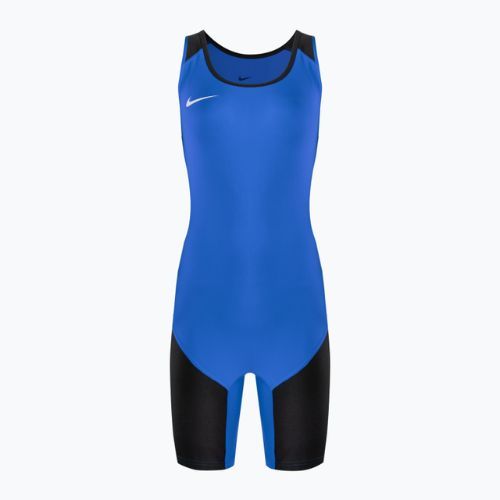 Trykot zapaśniczy damski Nike Weightlifting Singlet royal/black