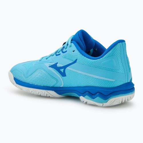 Buty do tenisa damskie Mizuno Wave Exceed Light 2 AC river blue/white/mugen blue