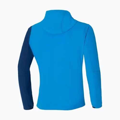 Kurtka tenisowa damska Mizuno Mugen Hooded Jacket estate blue