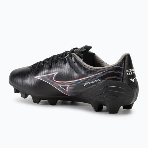 Buty piłkarskie męskie Mizuno α Select FG black/ignition red/801 c