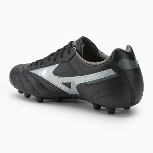 Buty piłkarskie męskie Mizuno Morelia II Club AG black/galaxy silver/dark shadow