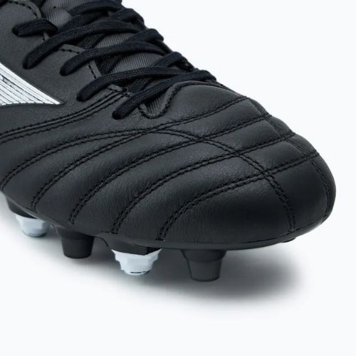 Buty piłkarskie męskie Mizuno Morelia Neo IV Pro MIX black/galaxy silver