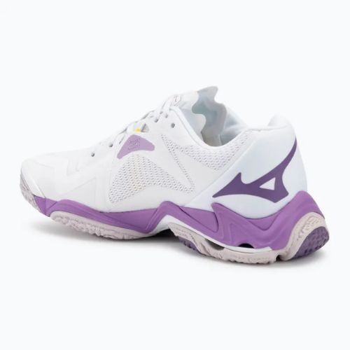 Buty do siatkówki damskie Mizuno Wave Lightning Z8 white/patrician purple/quince