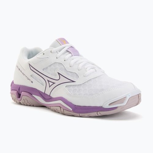 Buty do piłki ręcznej damskie Mizuno Wave Phantom 3 white/patrician purple/quince