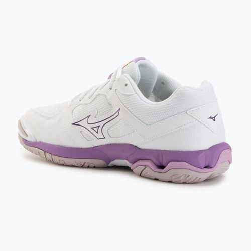 Buty do piłki ręcznej damskie Mizuno Wave Phantom 3 white/patrician purple/quince