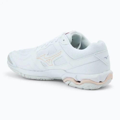 Buty do piłki ręcznej damskie Mizuno Wave Phantom 3 white/aleutian/cloud pink