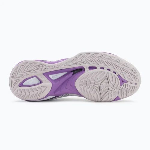 Buty do piłki ręcznej damskie Mizuno Wave Mirage 5 white/patrician purple/quince