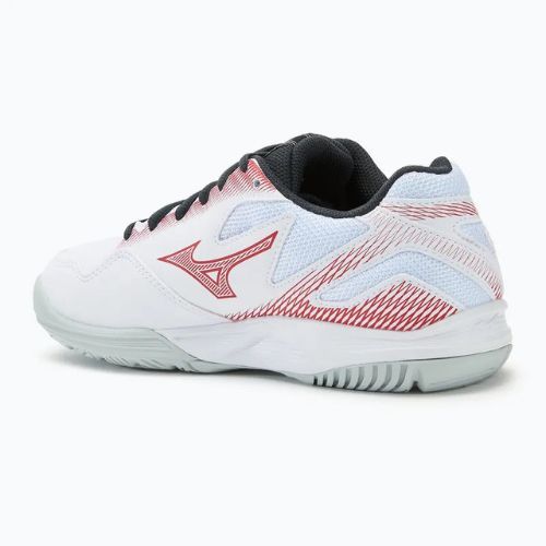 Buty do piłki ręcznej dziecięce Mizuno Stealth Star 2 J white/salsa/black
