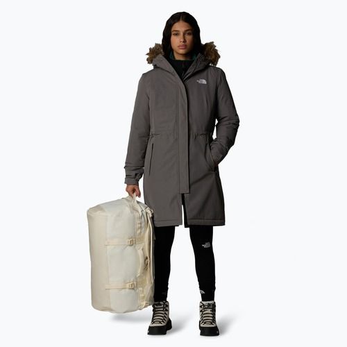 Płaszcz puchowy damski The North Face Zaneck Parka smoked pearl
