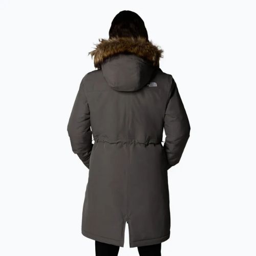 Płaszcz puchowy damski The North Face Zaneck Parka smoked pearl