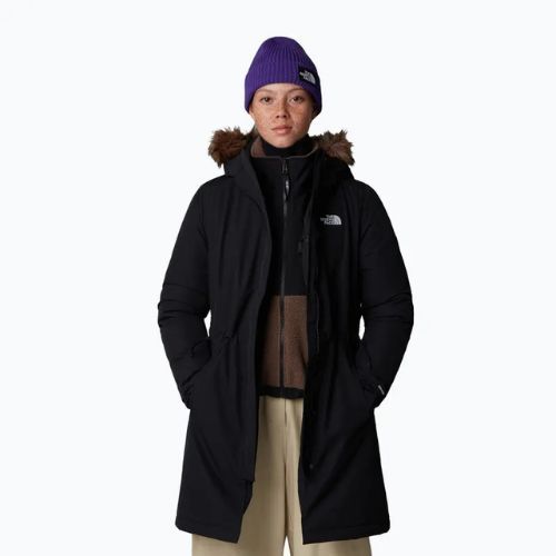 Płaszcz puchowy damski The North Face Zaneck Parka black/black